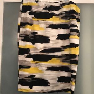 Mid length multicolor skirt